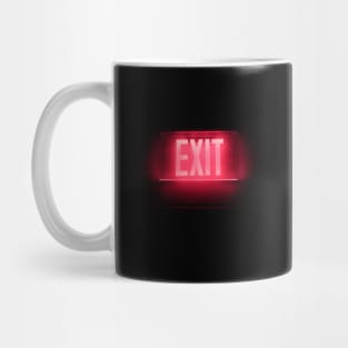 EXIT NEON SIGN Mug